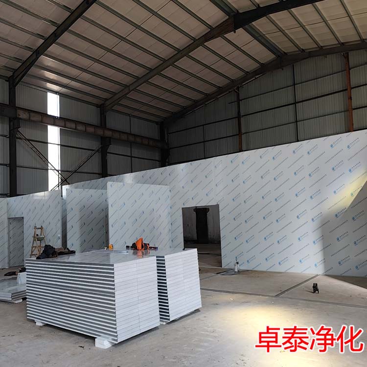 河北凈化車間施工現(xiàn)場圖，裝修河北凈化車間找卓泰凈化工程