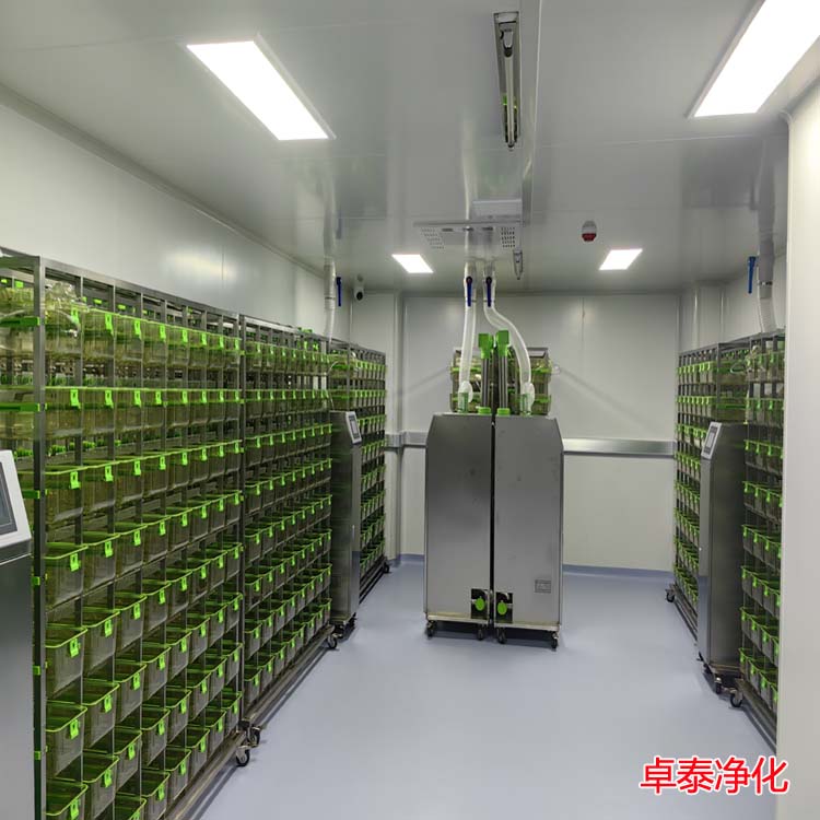 醫(yī)科院萬(wàn)級(jí)無(wú)菌潔凈動(dòng)物房裝修施工完成施工案例